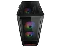 Ігровий корпус, 2*140mm ARGB, 1*120mm ARGB вентилятори передвстановлені, ATX/mATX/mini-ITX, скляне вікно