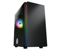 Cougar
Ігровий корпус, 1*120mm ARGB, вентилятори передвстановлені, Mini ITX / Micro ATX, скляне вікно