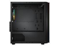 Ігровий корпус, 1*120mm ARGB, вентилятори передвстановлені, Mini ITX / Micro ATX, скляне вікно