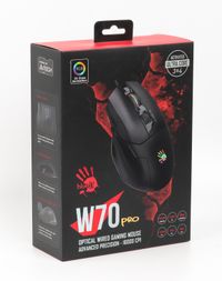 Ігрова миша Bloody Activated, RGB, 16000 CPI, 50M натискань, чорний
