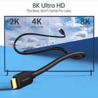 Кабель HDMI V.2.1, 8К 60 Гц, HDR10, HLG, 48Gbps, YUV 4:4:4, позолочені конектори, 2 м