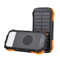 Choetech
Портативний зарядний пристрій, 10000 mAh, , 10Вт, сонячна панель, LED лампа
