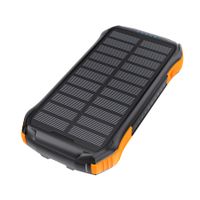 Портативний зарядний пристрій, 10000 mAh, , 10Вт, сонячна панель, LED лампа