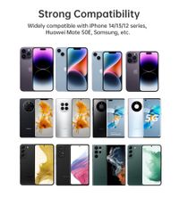 Портативний зарядний пристрій, 10000 mAh, 10Вт, сонячна панель, QI, LED лампа