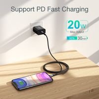 Кабель MFI, USB 2.0 Power Delivery (PD), C-тато/Lightning, 2 м