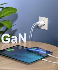 Мережевий зарядний пристрій, GaN, USB-A/USB-C, 33Вт, QC3.0/PD/PPS