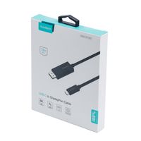 Кабель двонаправлений USB-C на DisplayPort, 8K 30 Гц, 1,8 м