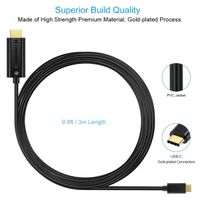 Кабель USB-C на HDMI, 4K 60 Гц, 3 м