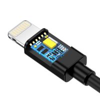 Кабель USB 2.0 А-тато/Lightning , MFI, 1.8 м, преміум, 2.1 А