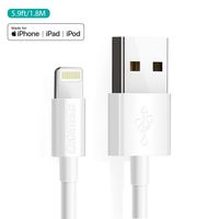 Кабель USB 2.0 А-тато/Lightning , MFI, 1.8 м, преміум, 2.1 А