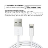 Кабель USB 2.0 А-тато/Lightning , MFI, 1.8 м, преміум, 2.1 А