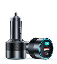 Автомобільний зарядний пристрій, 2 USB-C+USB-A, 130Вт, QC3.0/PD/PPS, чорний