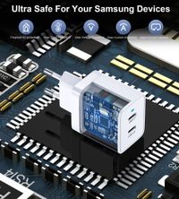 Мережевий зарядний пристрій, 2 USB-C, 40Вт, PD/QC/PPS