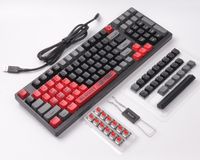 Клавіатура механічна ігрова, USB, RGB підсвічування, BLMS Red Plus Switch