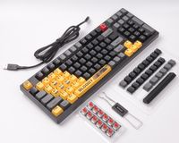 Клавіатура механічна ігрова, USB, RGB підсвічування, BLMS Red Plus Switch