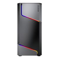 Ігровий корпус, 3xUSB, 2*3.5"+2*2.5", 1*120mm ARGB вентилятор передвстановлений, скляне вікно