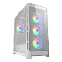 Ігровий корпус, 3*120mm ARGB, 1*120mm ARGB вентилятори передвстановлені, ATX/mATX/mini-ITX, скляне вікно