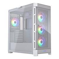 Ігровий корпус, 3*120mm ARGB, 1*120mm ARGB вентилятори передвстановлені, ATX/mATX/mini-ITX, скляне вікно