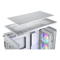 Ігровий корпус, 3*120mm ARGB, 1*120mm ARGB вентилятори передвстановлені, ATX/mATX/mini-ITX, скляне вікно