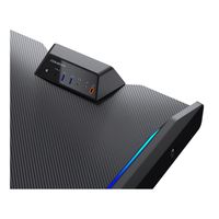 Стіл для геймера, ергономічний дизайн, USB 3.0/Type-C/Audio хаб, RGB підсвічування, електричне регулювання висоти