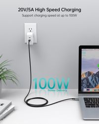 Кабель USB 2.0 C-тато/C-тато, 100 ватт, 1.8 м, преміум