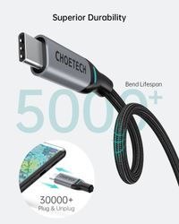 Кабель USB 2.0 C-тато/C-тато, 100 ватт, 1.8 м, преміум