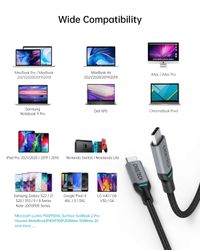 Кабель USB 2.0 C-тато/C-тато, 100 ватт, 1.8 м, преміум