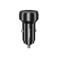 Choetech
Автомобільний зарядний пристрій, USB-C+USB-A, 60Вт, QC3.0/PD/PPS, чорний