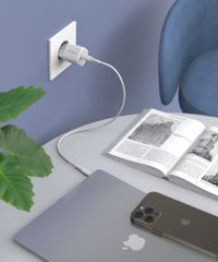Мережевий зарядний пристрій, GaN, USB-C, 30Вт, QC3.0/PD/PPS