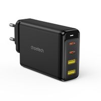 Choetech
Мережевий зарядний пристрій, GaN, 2 USB-A / 2 USB-C, 140Вт, QC3.0/PD/PPS