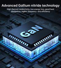 Мережевий зарядний пристрій, GaN, 2 USB-A / 2 USB-C, 140Вт, QC3.0/PD/PPS