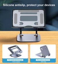 Підставка під ноутбук до 13", алюміній