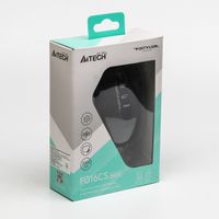 Миша бездротова безшумна Fstyler, 2.4 ГГц, вбудований акумулятор, 2000 dpi, чорний