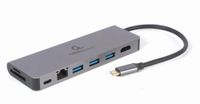 Cablexpert
Док станція USB-C 5-в-1 (хаб/HDMI/PD / Кард рідер / LAN), сірий