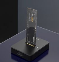 Док-станція для жорстких дисків USB Type-C M.2 SATA & NVME SSD
