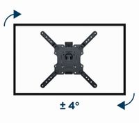 Настінний поворотний кронштейн 32” - 55” (до 32 кг)