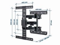 Настінний поворотний кронштейн 32” - 65” (до 37 кг)