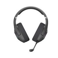Ігрові бездротові навушники з мікрофоном, RGB підсвічування, Bluetooth + 2.4GHz + 3.5 jack