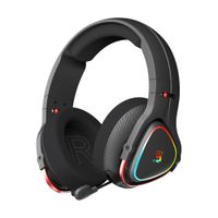 Bloody
Ігрові бездротові навушники з мікрофоном, RGB, Bluetooth + 2.4GHz + 3.5 jack
