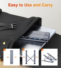 Док станція USB-C 7-в-1 (HDMI/PD/картридер/USB-A / USB-C), алюміній