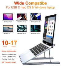 Док станція USB-C 7-в-1 (HDMI/PD/картридер/USB-A / USB-C), алюміній