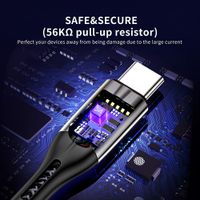 Кабель преміум якість USB 2.0, A-тато/C-тато, 5A, 1,2 м.