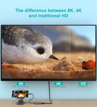 Адаптер-перехідник USB-C на HDMI, 8К 60 Гц