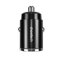 Автомобільний зарядний пристрій, USB-A/USB-C, 30Вт, QC3.0/PD, чорний