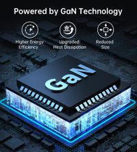 Мережевий зарядний пристрій, GaN, 2 USB-A / 2 USB-C, 100Вт, QC3.0/PD/PPS