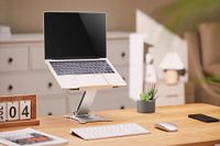 Підставка під ноутбук до 15.6", регульована, алюміній