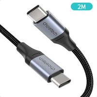 Choetech
Кабель USB 2.0 C-тато/C-тато, 60 ватт, 2 м, преміум