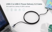 Кабель USB 2.0 C-тато/C-тато, 60 ватт, 2 м, преміум