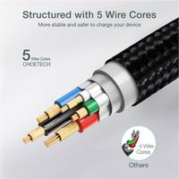 Кабель USB 2.0 C-тато/C-тато, 60 ватт, 1,2 м, преміум