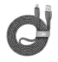 RIVACASE
Кабель USB 2.0 Lighting/USB-A, тканинне обплетення, 1.2 м, 3 А, 60 Вт, сірий